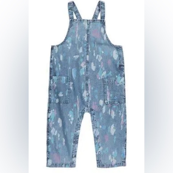 NWT Nordstrom Cristina Martinez Chambray
Romper in Blue Paintbrush Strokes - Picture 1 of 4